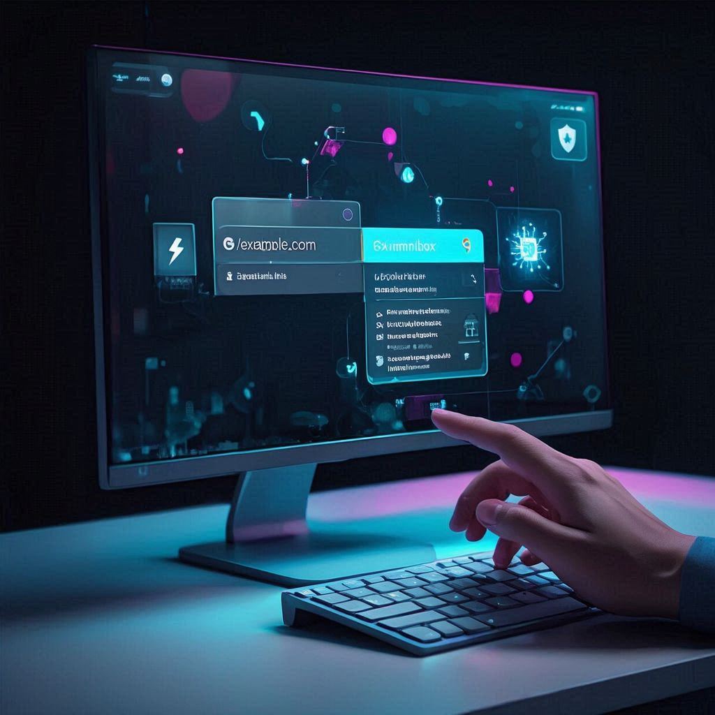 search google or type a url