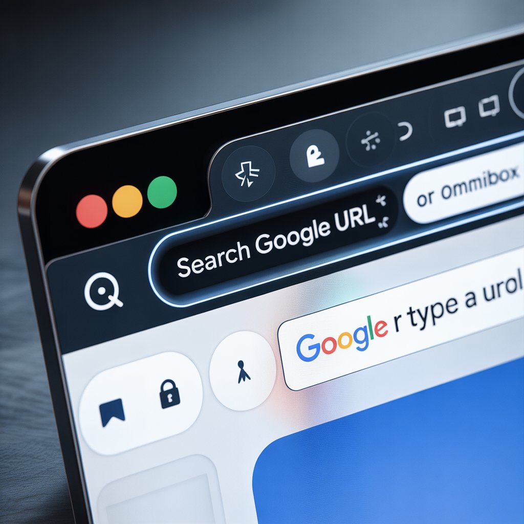 search google or type a url