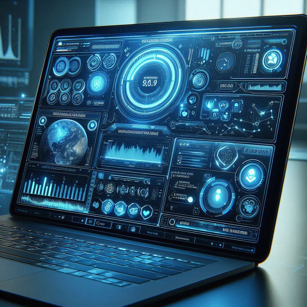 Instablu social media platform dashboard with AI automation and analytics tools