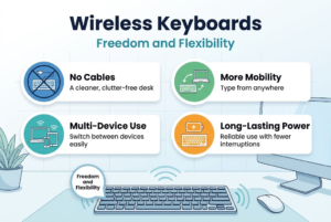 Wireless Keyboards: Freedom and Flexibility